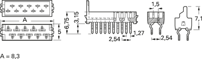 7-215464-4 AMP PCB Connection Systems Image 2