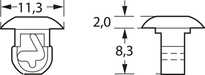 PBMS-H25-C Panduit Cable Holders Image 2