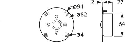 G 20 SC 8 OHM VISATON Acoustic Signal Transmitters Image 2