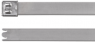 Cable tie, stainless steel, (L x W) 681 x 12.3 mm, bundle-Ø 17 to 100 mm, metal, -80 to 538 °C