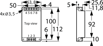 TMDC 40-4815 TRACO POWER DC/DC Converters Image 2