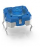 Short-stroke pushbutton, 1 Form A (N/O), 100 mA/35 V, unlit , actuator (blue, L 1.33 mm), 4.8 N, THT