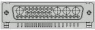 D-Sub connector, 36 pole, 36W4, angled, solder pin, 5-445029-1