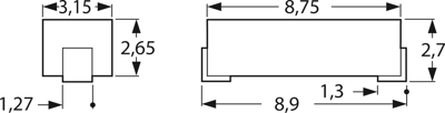 SMB/002-999X-01 Fastron Ferrite beads Image 2