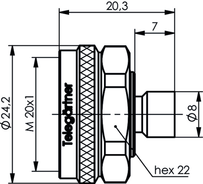 100025201 Telegärtner Coaxial Connectors Image 2