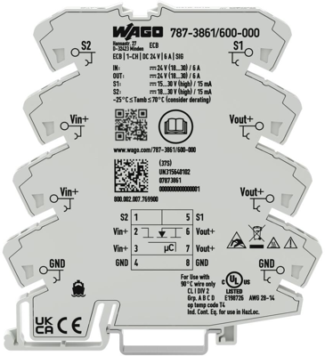 787-3861/600-000 WAGO Device Circuit Breakers Image 4