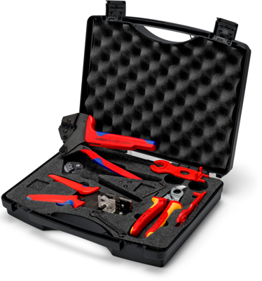 Photovoltaic assembly tool kit, 7 pieces, Knipex, 97 91 04 V02