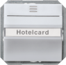 Hotel card counter, aluminum metallic, IP20, 5TG4821