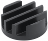 LED heatsink, 29 x 11.5 mm, 17.26 K/W, black anodized