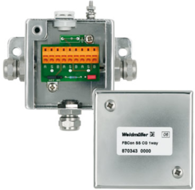 8703430000 Weidmüller Fieldbus distributor Image 1