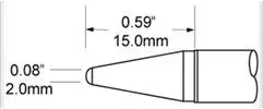 SCV-CNL20 METCAL Soldering tips, desoldering tips and hot air nozzles