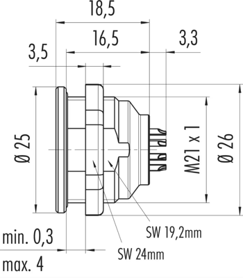 09 4835 00 12 binder Other Circular Connectors Image 2