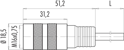 79 6030 20 12 binder Sensor-Actuator Cables Image 2