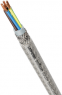 PVC control line ÖLFLEX CLASSIC 100 CY 300/500V 4 G 0.5 mm², shielded, transparent