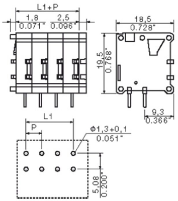 1474760000 Weidmüller PCB Terminal Blocks Image 2