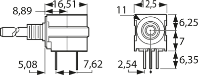 56AAD-C28-B15/R81L Bourns Electronics GmbH Potentiometers Image 2