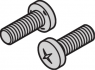 Pan head screw, PZ-Cross, M5, 12 mm, steel