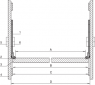 EuropacPRO EMC Shielding Kit, Backplane to SidePanel, Stainless Steel, 3 U