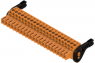Socket header, 21 pole, pitch 3.5 mm, straight, orange, 1687840000