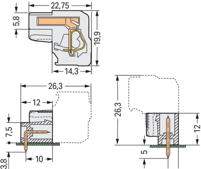 722-206/026-000 WAGO PCB Connection Systems Image 2