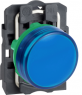 Signal light, illuminable, waistband round, blue, mounting Ø 22 mm, XB5AVB6