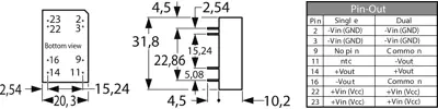 TEN 3-2412N TRACO POWER DC/DC Converters Image 2