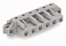 Socket header, 13 pole, pitch 7.5 mm, angled, gray, 232-843/031-000