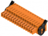 Socket header, 14 pole, pitch 3.5 mm, straight, orange, 1691690000