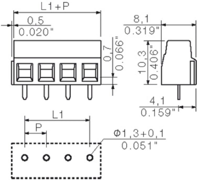 1912910000 Weidmüller PCB Terminal Blocks Image 2