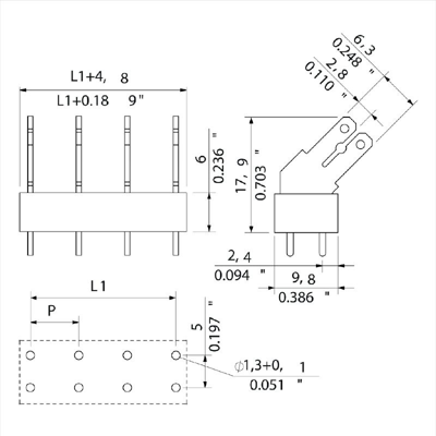 9512050000 Weidmüller PCB Terminal Blocks Image 2