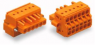 Socket header, 2 pole, pitch 5.08 mm, angled, orange, 231-2302/107-000