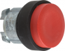 Pushbutton, illuminable, groping, waistband round, red, front ring black, mounting Ø 22 mm, ZB4BL47