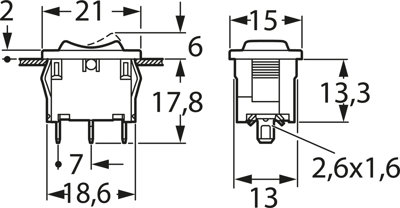 1808.6102 Marquardt Rocker Switches Image 2