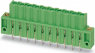 Socket header, 3 pole, pitch 5.08 mm, straight, green, 1943658