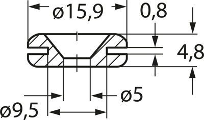 633-04010 HellermannTyton Grommets Image 2