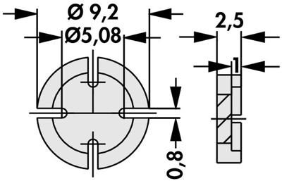 10144395 Fischer Elektronik Mounting pads Image 2