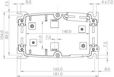 1070140000 Weidmüller Accessories for Enclosures Image 2