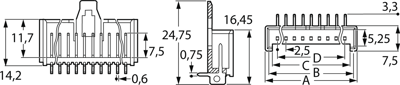 2,5 MSFW 10 Lumberg PCB Connection Systems Image 2