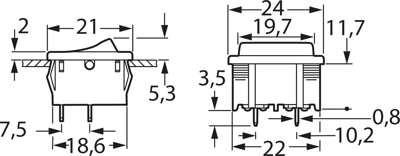 1802.2102 Marquardt Rocker Switches Image 2