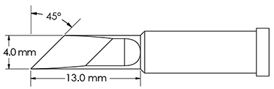 GT4-KN0040P METCAL Soldering tips, desoldering tips and hot air nozzles