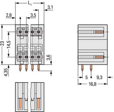 734-410 WAGO PCB Connection Systems Image 2