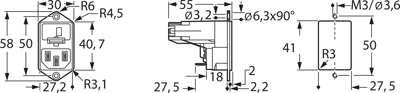 4303.0061 SCHURTER Device Connectors Image 2