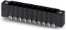 Pin header, 20 pole, pitch 3.81 mm, straight, black, 1829043