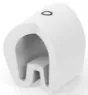 PVC cable maker, imprint "0", (L) 4.5 mm, max. bundle Ø 2 mm, white, EC5068-000