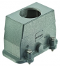 Grommet housing, size 16B, die-cast aluminum, M40, straight, screw locking, IP69/IPX9K/IP68/IP66, 19390160408