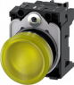 Indicator light, 110 V (AC), yellow, 1400 mcd, Mounting Ø 22.3 mm