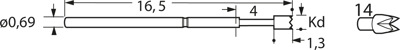 F11114S090N085 Feinmetall Contact Probes Image 3