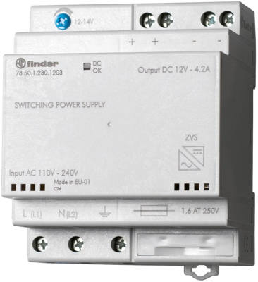 78.50.1.230.1203 Finder DIN Rail Power Supplies