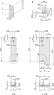 Plug-In Unit U-Profile Front Panel for IEL, IET,Type 2, 3 U, 4 HP, 0,1" Offset