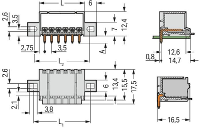 2091-1426/205-000 WAGO PCB Connection Systems Image 2